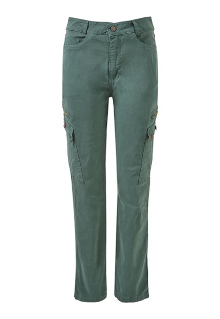 PAN0064-VER Pantalón Tipo Cargo Mujer