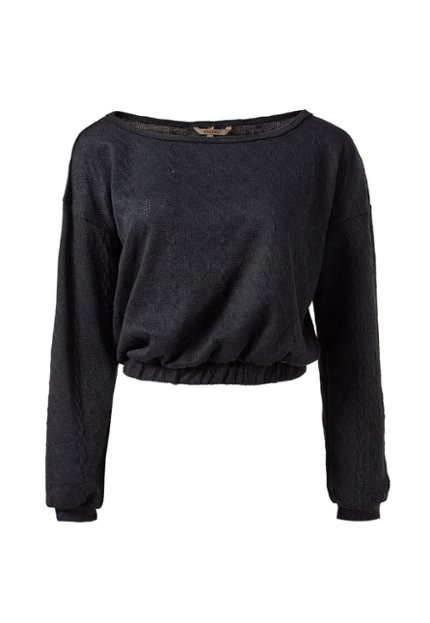 BLU0082-NEG Women's Long Sleeve Blouse