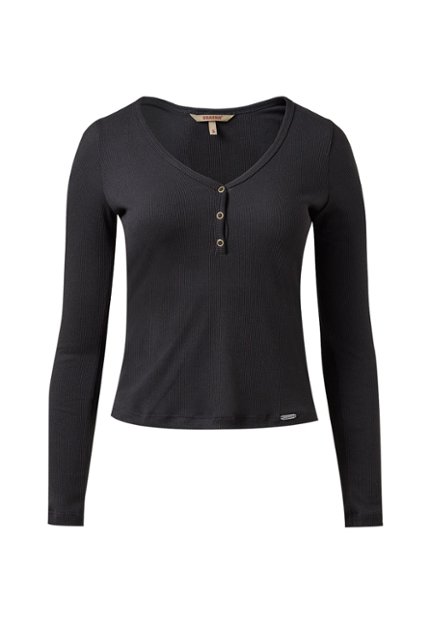 BLU0081-NEG Women's Long Sleeve Blouse