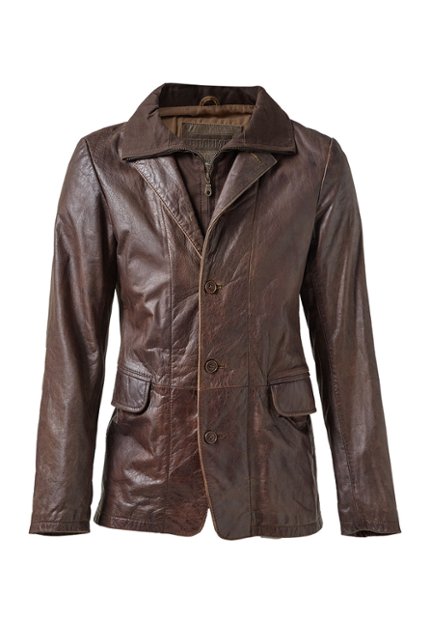 CHQ0026-CAF Men's Leather Jacket