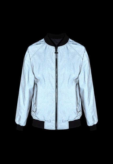 CHQ0074-NEG Chaqueta Hombre Doble Faz con Reflective