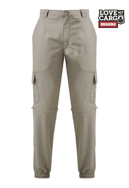 PAN0055-BEI Men Cargo Pants