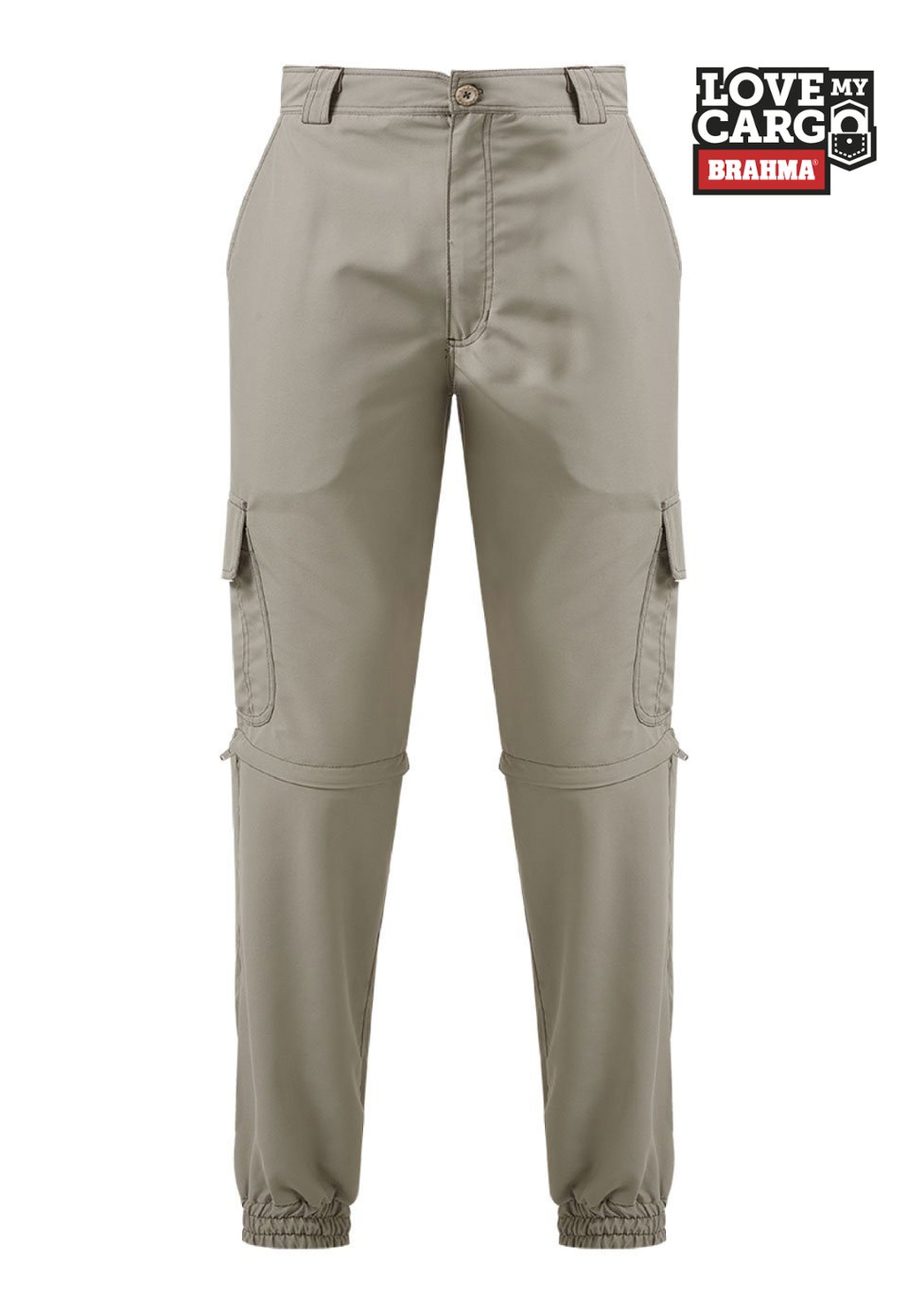 PAN0055-BEI Men Cargo Pants