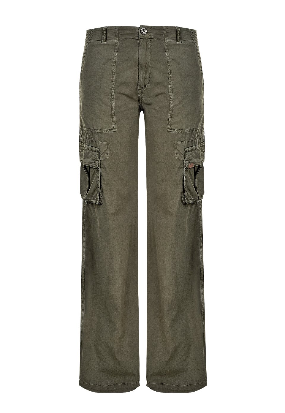 PAN0086-VER Pantalon Cargo Mujer