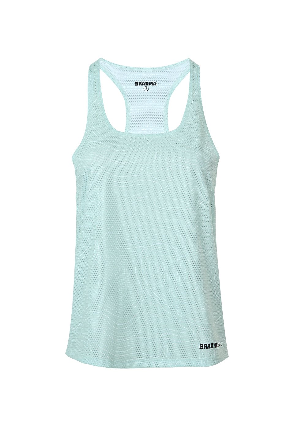 CMS0046-VER Camiseta Deportiva Esqueleto Trail Mujer