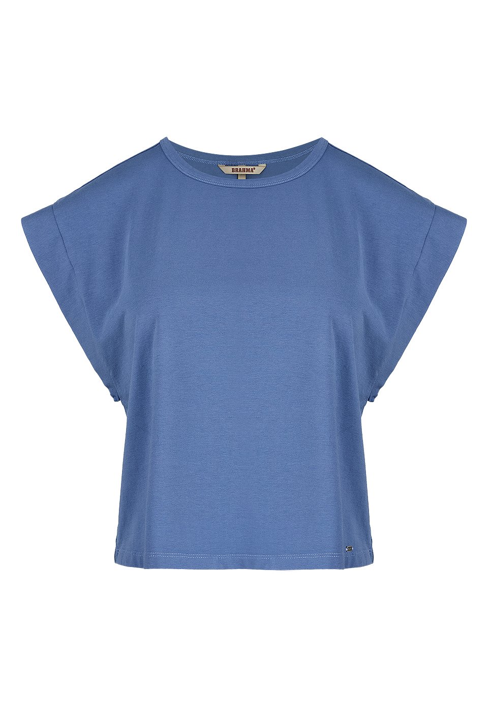 CMS0053-AZU Camiseta Esqueleto Mujer