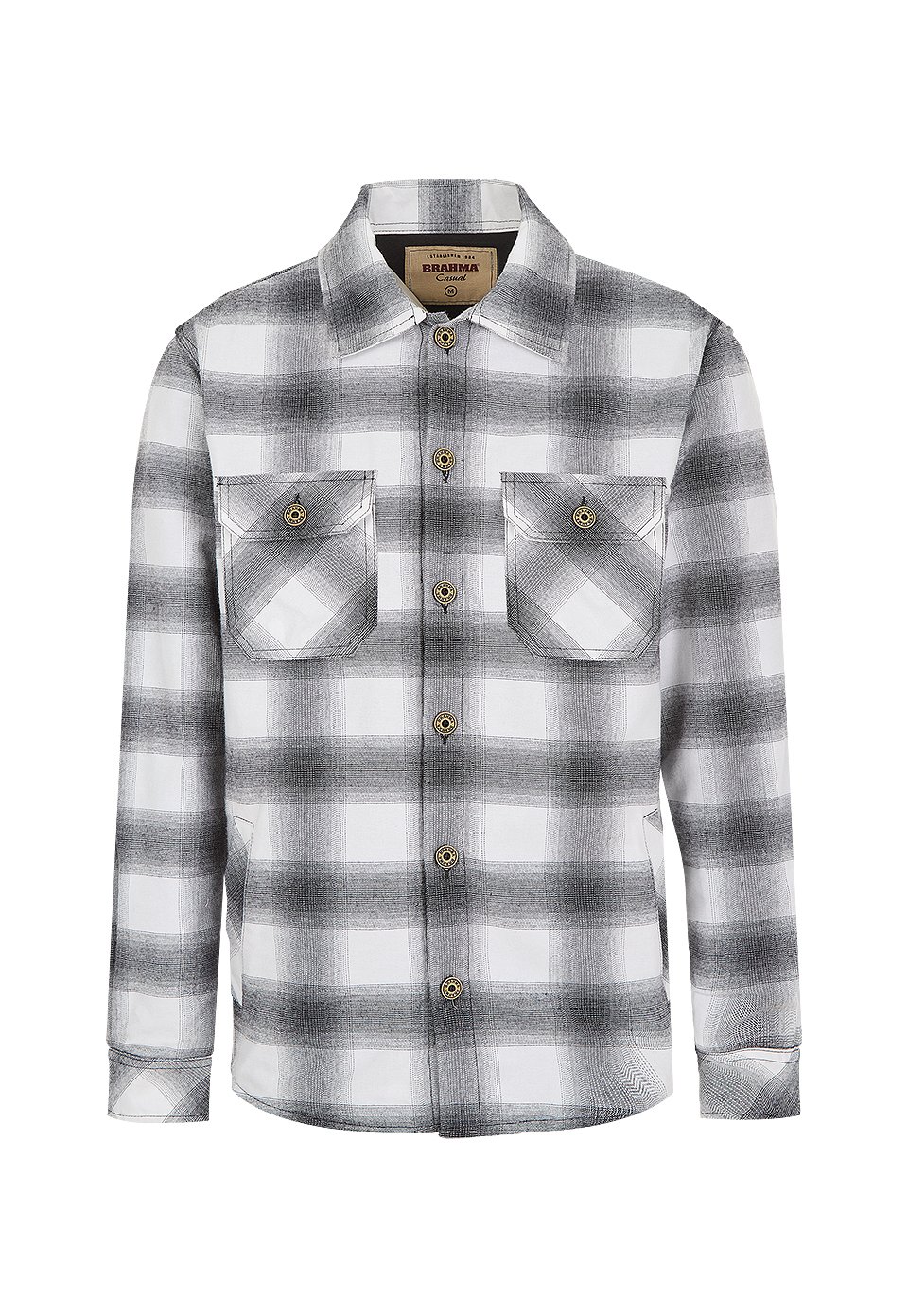 CHQ0105-NEG Camichaqueta Casual Hombre
