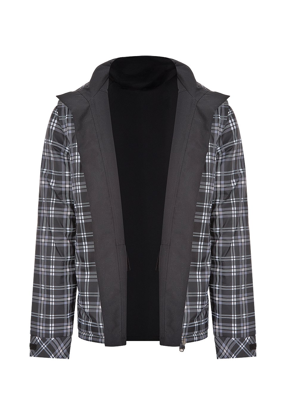 CHQ0095-NEG Chaqueta Doble Faz Hombre
