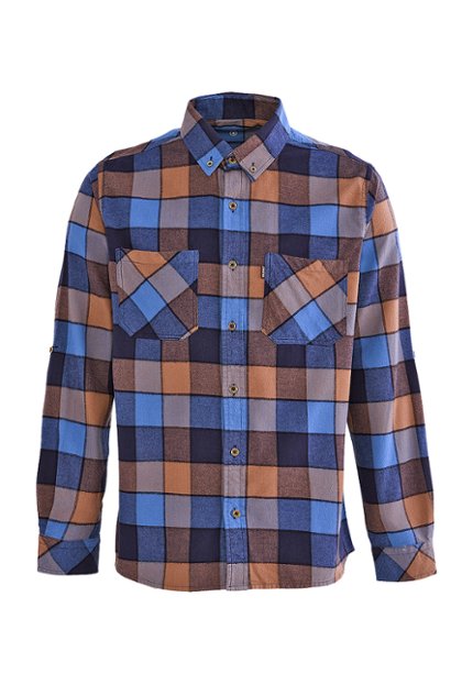 CAM0234-AZO Camisa Manga Larga Hombre