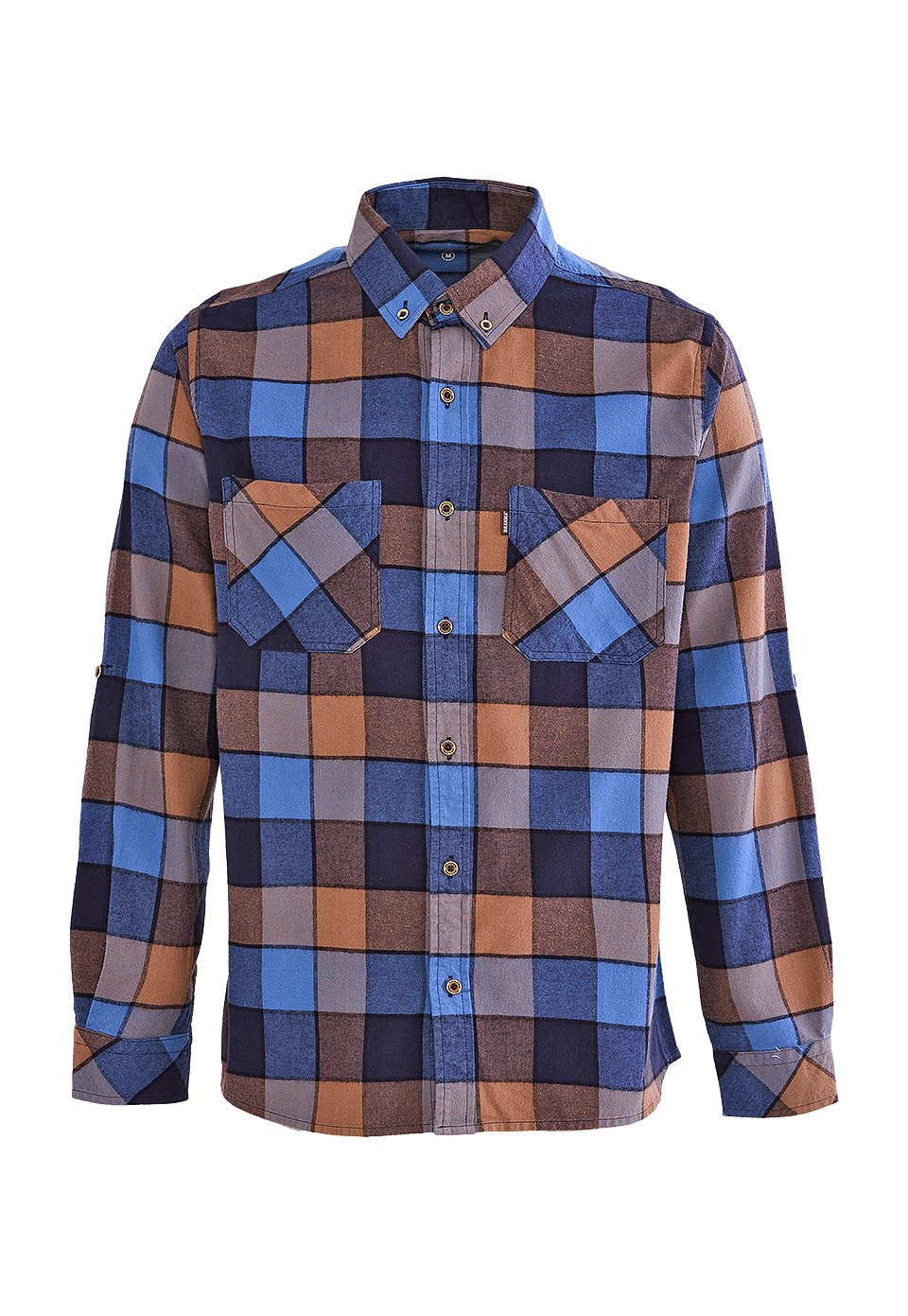 CAM0234-AZO Camisa Manga Larga Hombre