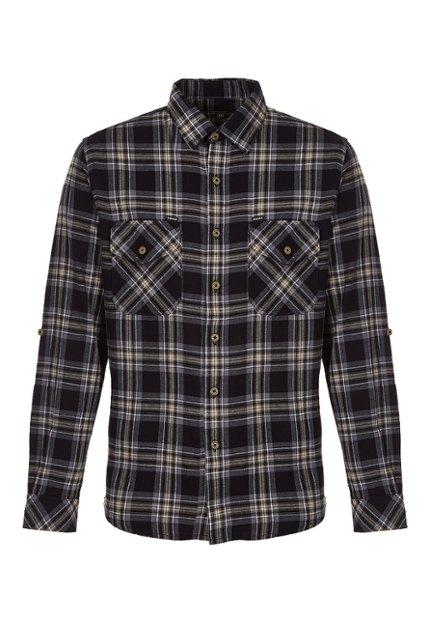 CAM0250-GRI Camisa Manga Larga Hombre