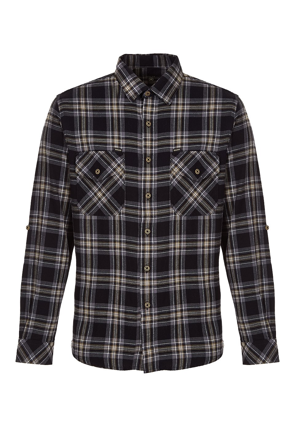 CAM0250-GRI Camisa Manga Larga Hombre