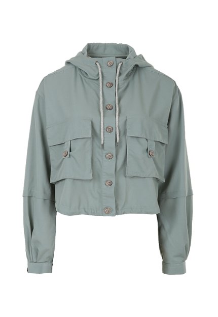 CAM0268-VER Camisa Manga Larga Mujer