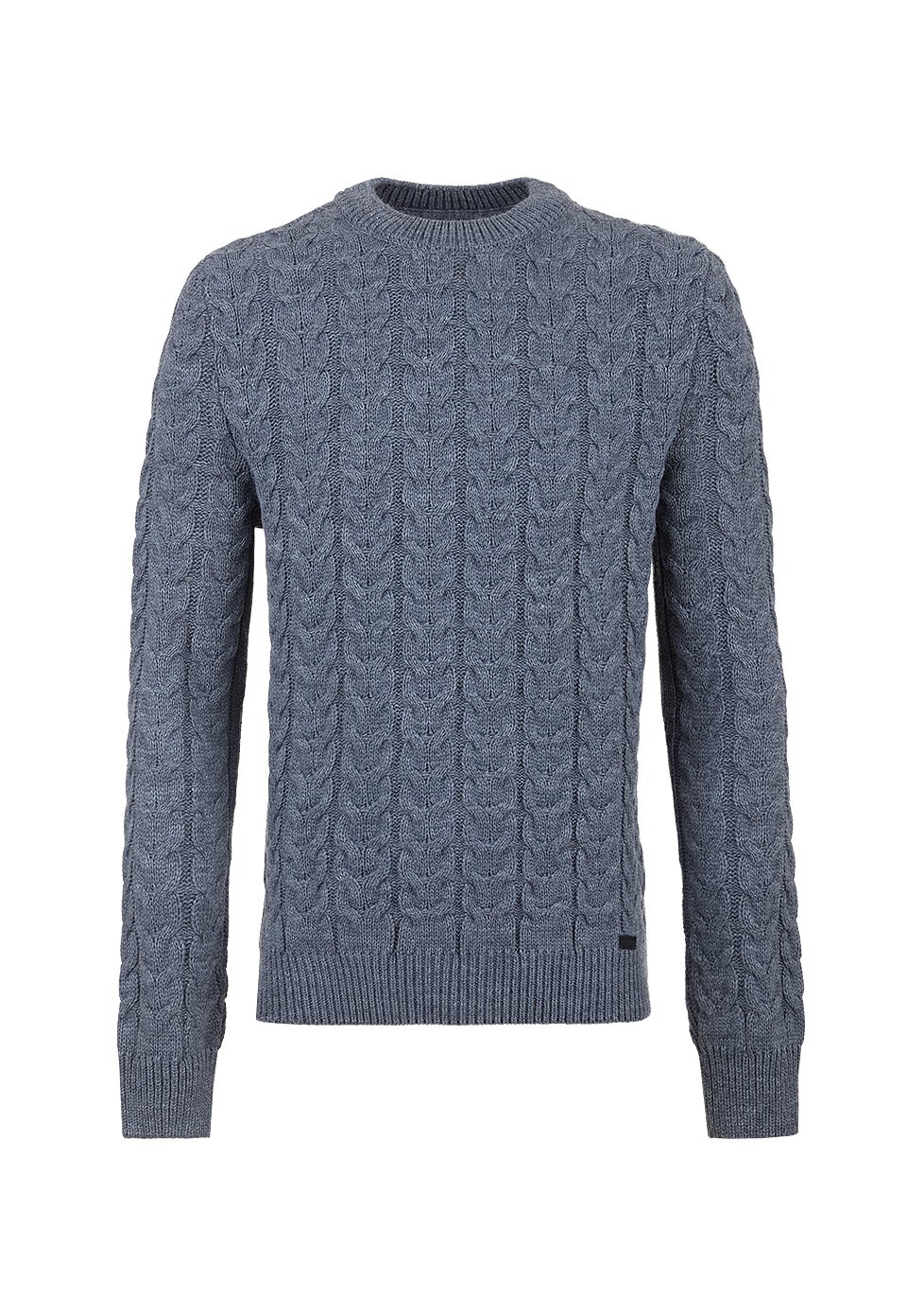 SWE0136-GRI Sueter hombre cerrado