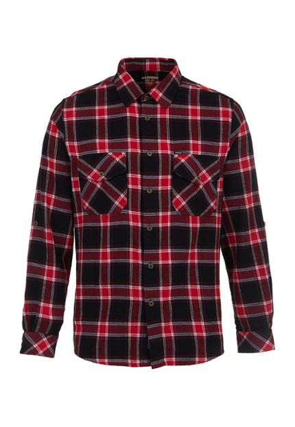 CAM0250-NER Camisa Casual Manga Larga Hombre