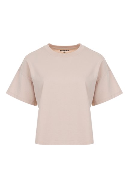 CMS0066-BEI Camiseta Casual Mujer