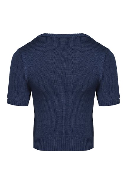 BLU0112-AZU Blusas Moda Mujer