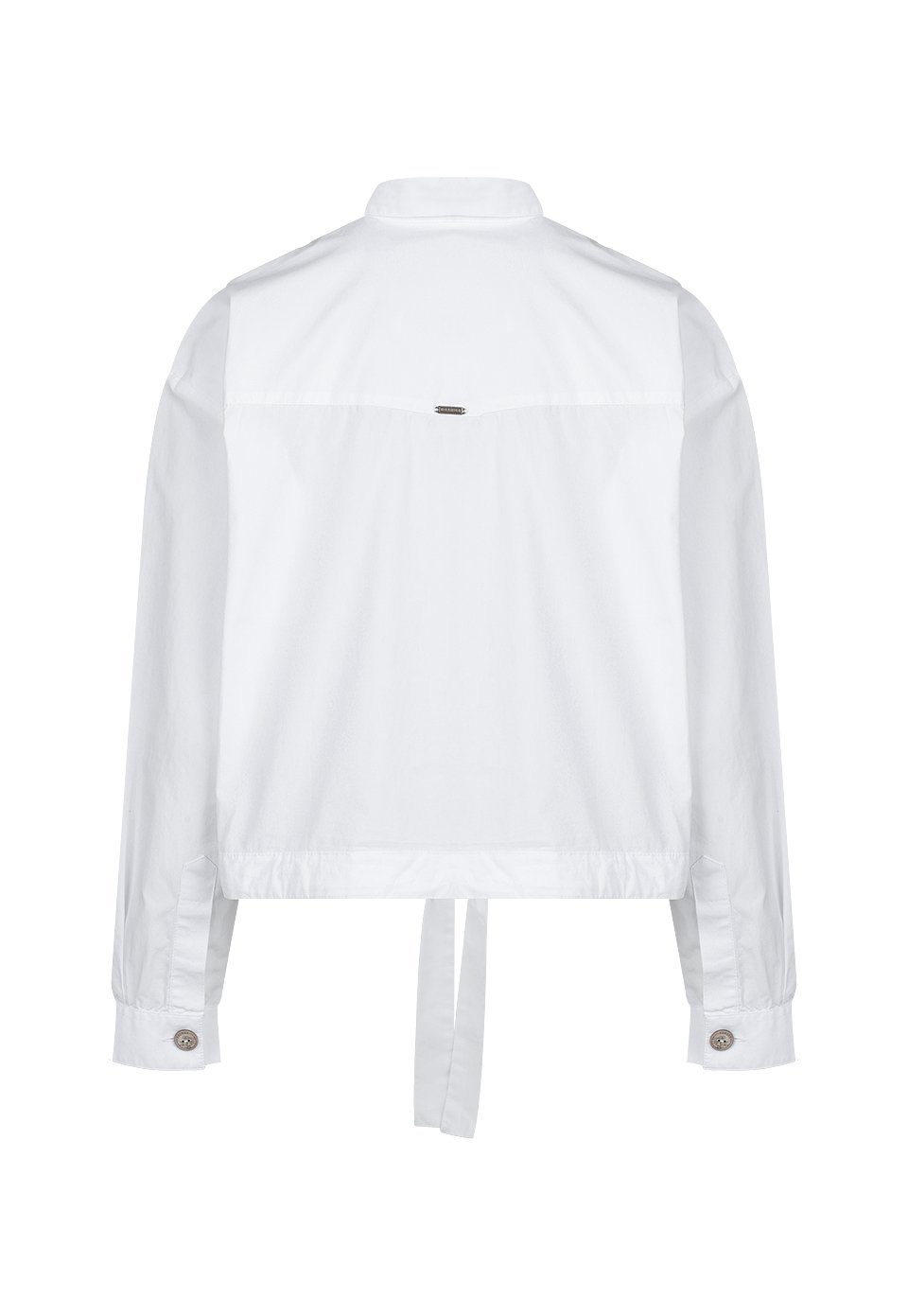 CAM0274-BLA Camisa Manga Larga Mujer