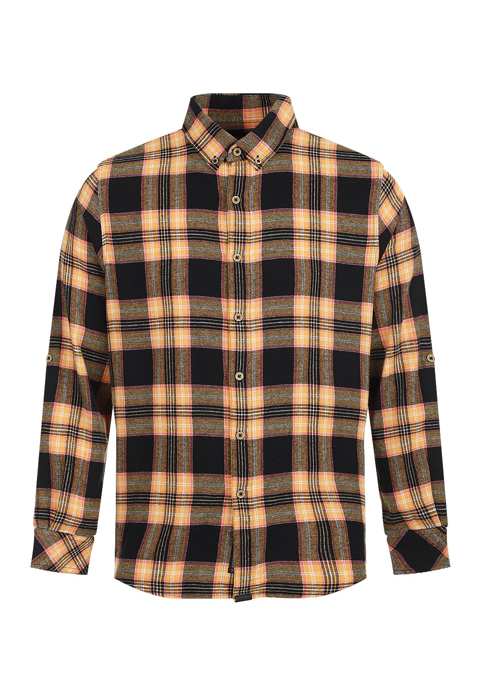CAM0229-NEG Camisa Manga Larga Hombre