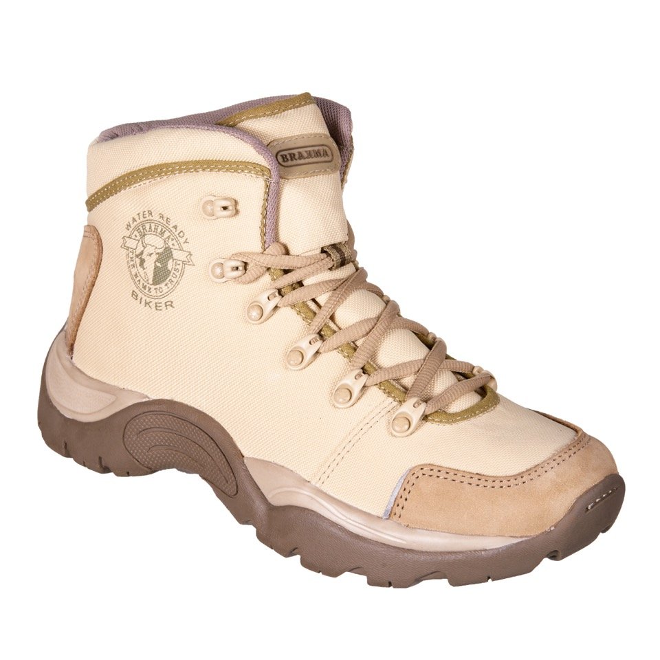Zapatos Brahma Mujer Botas Brahma Color Arena Biker Botas Brahma